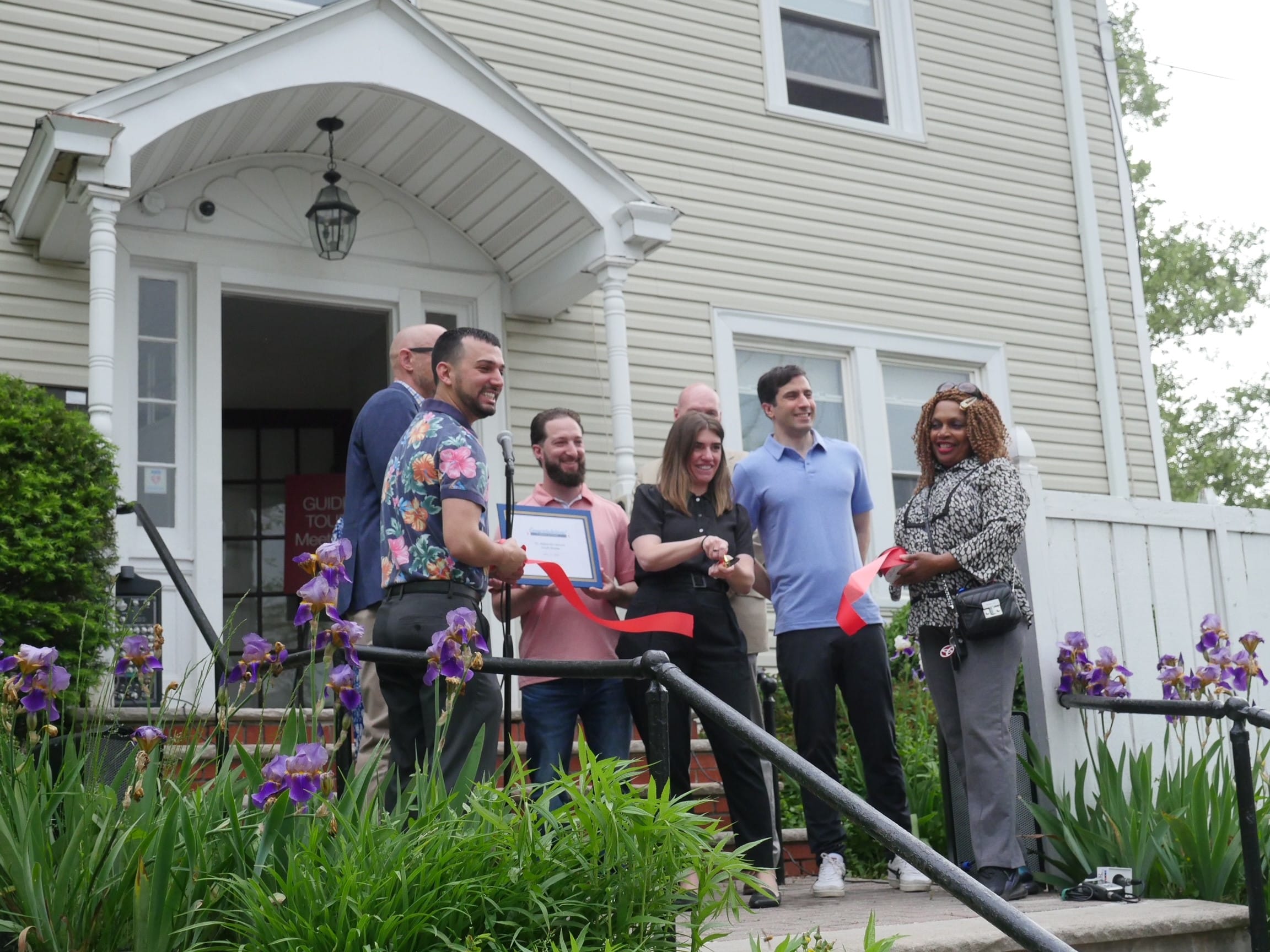 Rescue Mission Holds Ribbon-Cutting Ceremony For Alejandro Garcia Runaway and Homeless Youth House